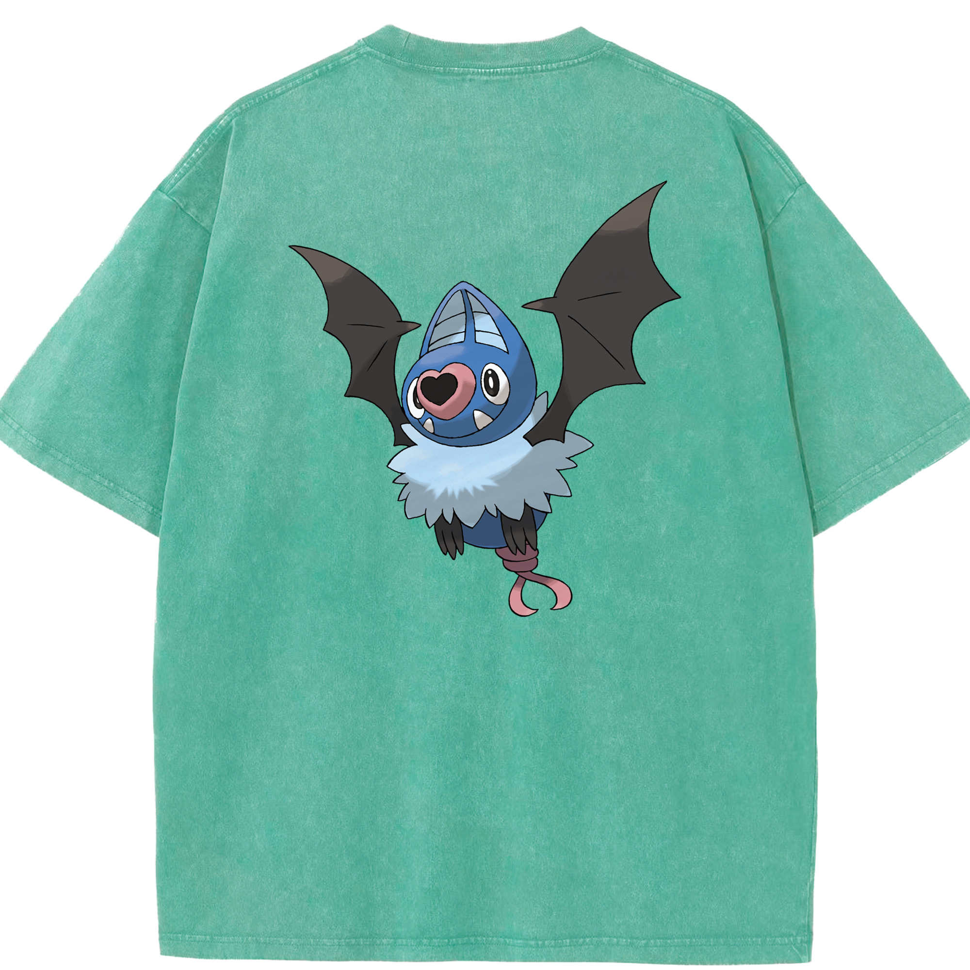 （画像用） ポケットモンスター Pokémon 綿100% ヴィンテージ風 半袖Tシャツ（背面プリント）